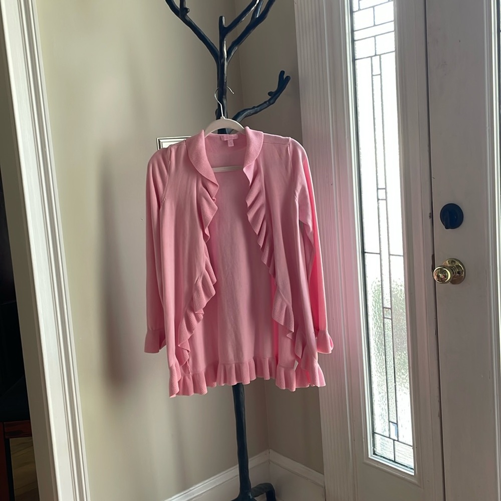 Cute pink Lilly Pulitzer cardigan